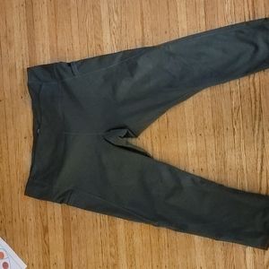 Gaiam XL grey High waisted capri yoga leggings